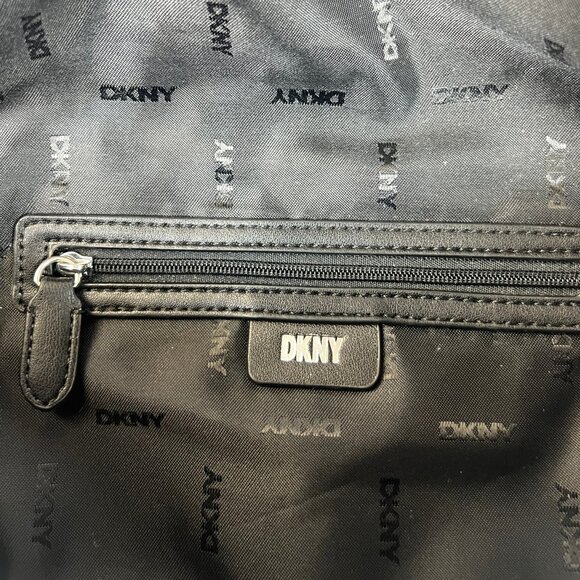 DKNY Astrid Sling Bag Crossbody Black Vegan Leather – Pre-Loved Good - Picture 7 of 7